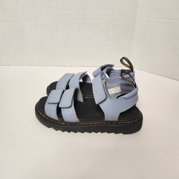 Doc Martens Sandals Klaire J Sandals Girl's Size 3 Blue Adjustable Straps - Picture 4 of 8